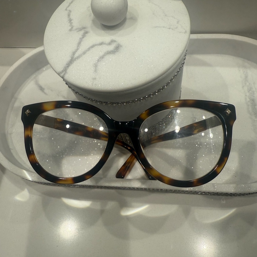 MCM Women's Glass Frames in Tortoise Pattern